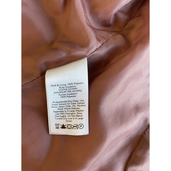 Eddie Bauer Vest Womens Small P Brown Premium Goose Down Puffer Quilted Pockets - Picture 10 of 13